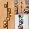 Koyoto kula świetlna, lampa stojąca 32 cm niebeieski, zielony, przezroczysty, miedziany, 6-punktowe