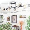 Ripoll Lampa sufitowa, Kula świetlna W kolorze bursztynu, Przezroczysty, Przydymiony, 10-punktowe