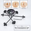 Chehalis Lampa sufitowa, Kula świetlna 62 cm W kolorze bursztynu, Przezroczysty, 6-punktowe