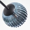 Chehalis Lampa sufitowa, Kula świetlna 55 cm Niebeieski, Zielony, W kolorze miedzi, 6-punktowe