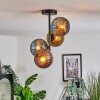 Koyoto lampa sufitowa, kula świetlna 31 cm niebeieski, złoty, miedziany, 4-punktowe