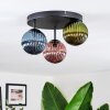 Chehalis Lampa sufitowa, Kula świetlna 30 cm Niebeieski, Zielony, W kolorze miedzi, 3-punktowe