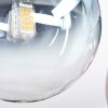Chehalis lampa sufitowa, kula świetlna 30.5 cm niebeieski, zielony, przezroczysty, miedziany, 3-punktowe