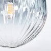 Chehalis Lampa sufitowa, Kula świetlna 30.5 cm Niebeieski, Zielony, Przezroczysty, W kolorze miedzi, 3-punktowe