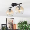 Ripoll lampa sufitowa, kula świetlna bursztynowy, przezroczysty, 2-punktowe