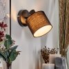 Bassagoda Lampa ścienna, Spot ścienny Czarny, 1-punktowy