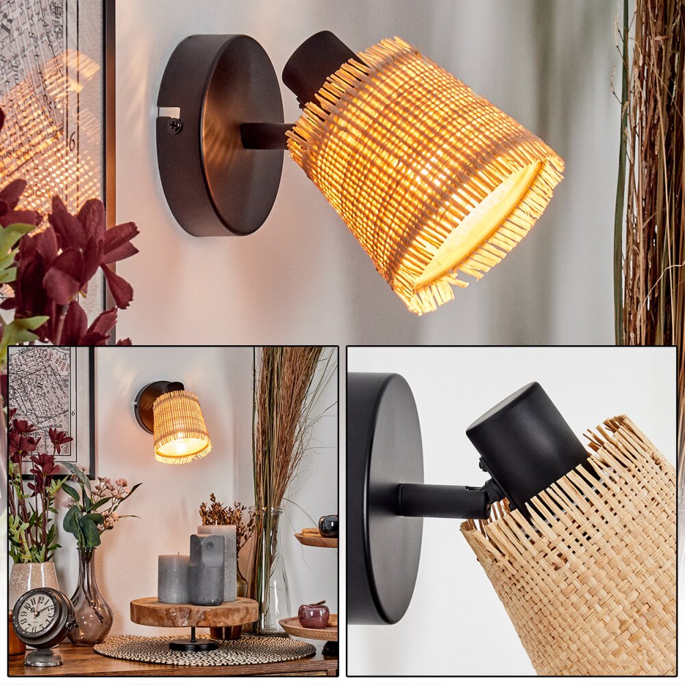 Lindberg Lampa ścienna, Spot ścienny Czarny, 1-punktowy main product photo