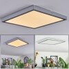 Finsrud Lampa sufitowa, Panel LED Srebrny, 1-punktowy