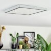 Finsrud Lampa sufitowa, Panel LED Srebrny, 1-punktowy