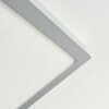 Finsrud Lampa sufitowa, Panel LED Srebrny, 1-punktowy