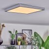 Finsrud Lampa sufitowa, Panel LED Srebrny, 1-punktowy