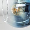 Koyoto lampa sufitowa, kula świetlna 31 cm niebeieski, złoty, przezroczysty, miedziany, 4-punktowe