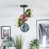 Koyoto lampa sufitowa, kula świetlna 31 cm niebeieski, złoty, przezroczysty, miedziany, 4-punktowe