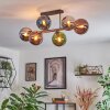 Gastor Lampa sufitowa, Kula świetlna Niebeieski, Chrom, Zielony, W kolorze miedzi, Przydymiony, 6-punktowe