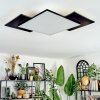Barullu Lampa sufitowa, Panel LED Czarny, Biały, 1-punktowy