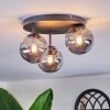 Chehalis Lampa sufitowa, Kula świetlna 30.5 cm Przydymiony, 3-punktowe