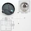 Chehalis Lampa sufitowa, Kula świetlna 30.5 cm Przydymiony, 3-punktowe