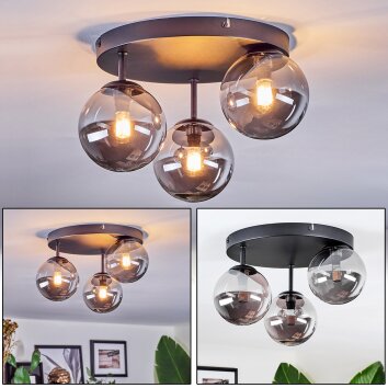 Chehalis Lampa sufitowa, Kula świetlna 30.5 cm Przydymiony, 3-punktowe