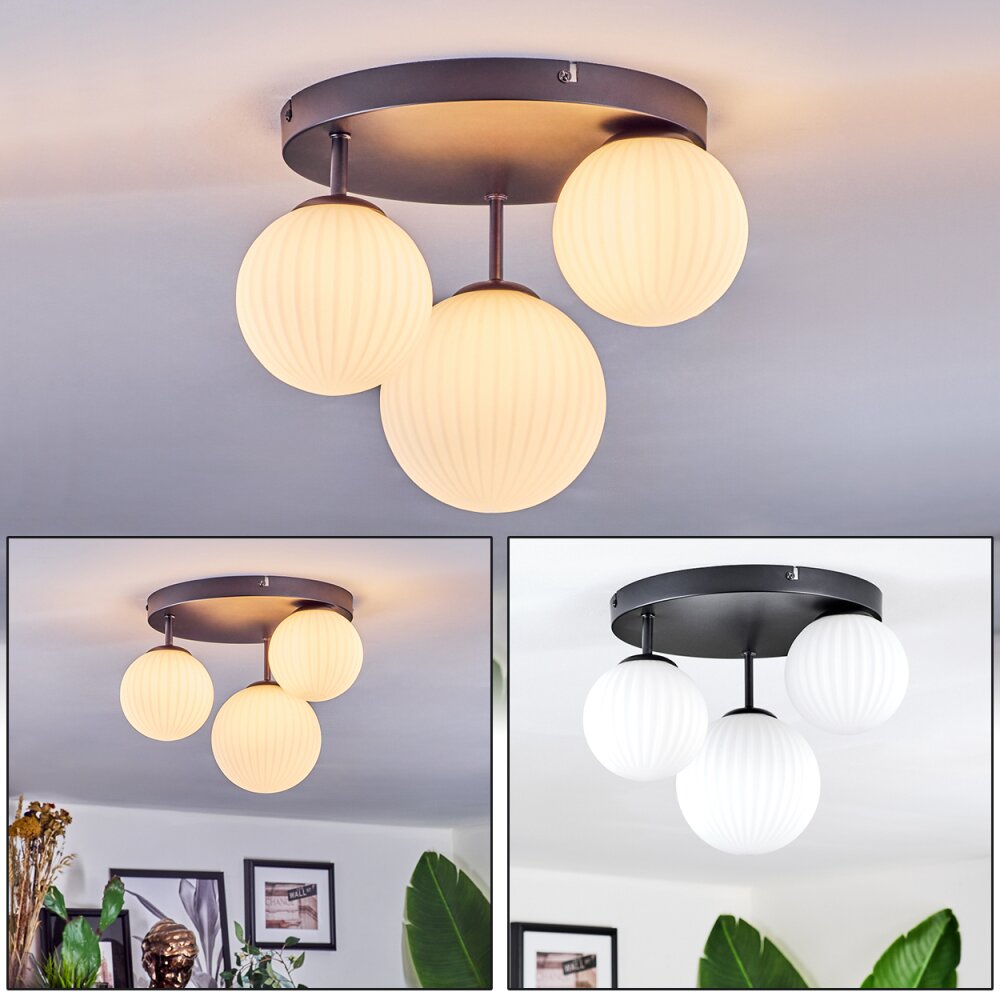 Chehalis Lampa sufitowa, Kula świetlna 30 cm Biały, 3-punktowe main product photo