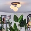 Chehalis Lampa sufitowa, Kula świetlna 30 cm Biały, 3-punktowe