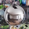 Ripoll Lampa wisząca, Kula świetlna, Lampa wisząca W kolorze bursztynu, Niebeieski, Chrom, Zielony, Przydymiony, 6-punktowe