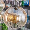 Koyoto lampa wisząca, kula świetlna, lampa wisząca bursztynowy, przezroczysty, 6-punktowe