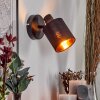 Fallhagen Lampa ścienna, Spot ścienny Czarny, 1-punktowy