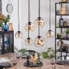 Ripoll lampa wisząca, kula świetlna, lampa wisząca bursztynowy, przezroczysty, 6-punktowe