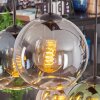 Koyoto lampa wisząca, kula świetlna, lampa wisząca bursztynowy, niebeieski, zielony, przezroczysty, przydymiony, 6-punktowe