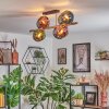 Koyoto Lampa sufitowa, Kula świetlna Złoty, Czarny, 8-punktowe