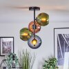 Koyoto lampa sufitowa, kula świetlna 31 cm niebeieski, zielony, miedziany, 4-punktowe