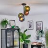 Koyoto lampa sufitowa, kula świetlna 31 cm niebeieski, zielony, miedziany, 4-punktowe