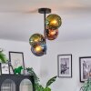 Koyoto lampa sufitowa, kula świetlna 31 cm niebeieski, zielony, miedziany, 4-punktowe