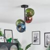 Koyoto lampa sufitowa, kula świetlna 31 cm niebeieski, zielony, miedziany, 4-punktowe