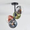 Gastor lampa sufitowa, kula świetlna 32 cm niebeieski, chrom, zielony, przezroczysty, miedziany, przydymiony, 4-punktowe