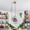 Ripoll lampa wisząca, kula świetlna, lampa wisząca złoty, 1-punktowy