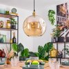 Ripoll Lampa wisząca, Kula świetlna, Lampa wisząca Złoty, 1-punktowy