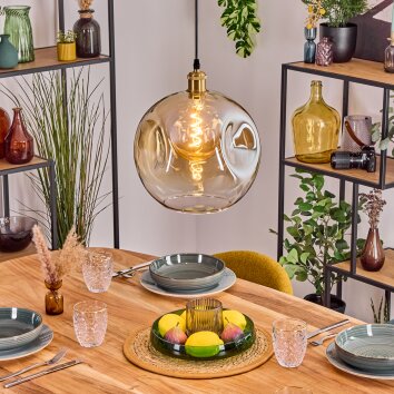 Ripoll Lampa wisząca, Kula świetlna, Lampa wisząca Złoty, 1-punktowy