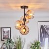 Koyoto lampa sufitowa, kula świetlna 31 cm bursztynowy, przezroczysty, 4-punktowe