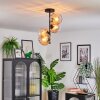 Koyoto lampa sufitowa, kula świetlna 31 cm bursztynowy, przezroczysty, 4-punktowe