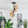 Koyoto lampa sufitowa, kula świetlna 31 cm bursztynowy, przezroczysty, 4-punktowe
