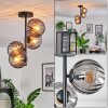 Koyoto lampa sufitowa, kula świetlna 31 cm przydymiony, 4-punktowe