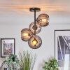 Koyoto lampa sufitowa, kula świetlna 31 cm przydymiony, 4-punktowe