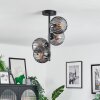 Koyoto lampa sufitowa, kula świetlna 31 cm przydymiony, 4-punktowe