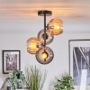 Koyoto lampa sufitowa, kula świetlna 31 cm bursztynowy, przydymiony, 4-punktowe