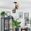 Koyoto lampa sufitowa, kula świetlna 31 cm bursztynowy, przydymiony, 4-punktowe