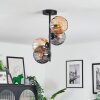 Koyoto lampa sufitowa, kula świetlna 31 cm bursztynowy, przydymiony, 4-punktowe