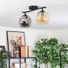 Ripoll lampa sufitowa, kula świetlna bursztynowy, przydymiony, 2-punktowe