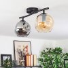 Ripoll lampa sufitowa, kula świetlna bursztynowy, przydymiony, 2-punktowe