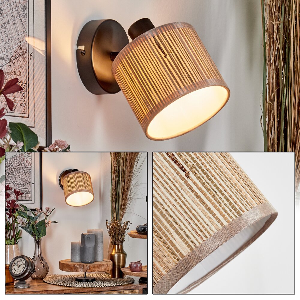 Bongal Lampa ścienna, Spot ścienny Czarny, 1-punktowy main product photo